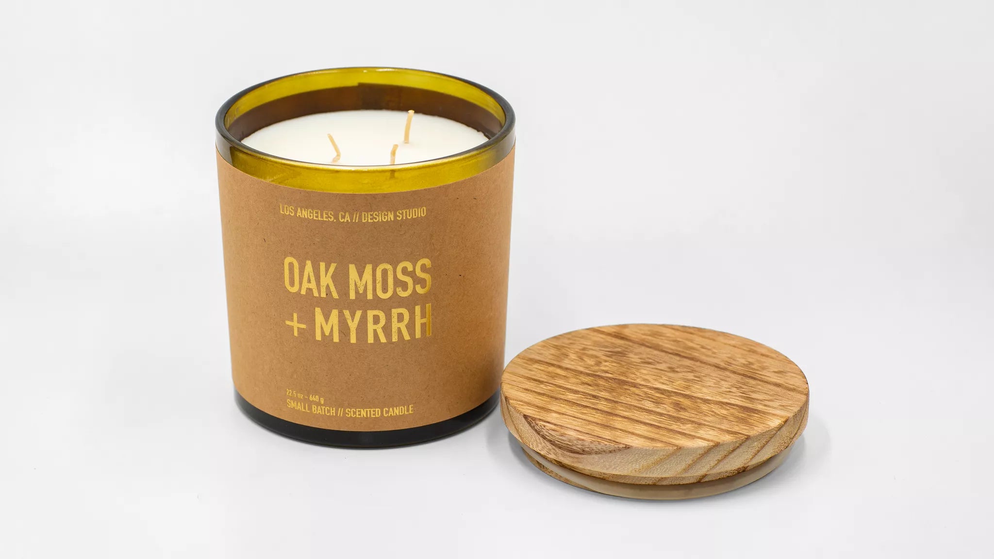 Oak Moss + Myrrh | Luxury Soy Wax Blend Candle