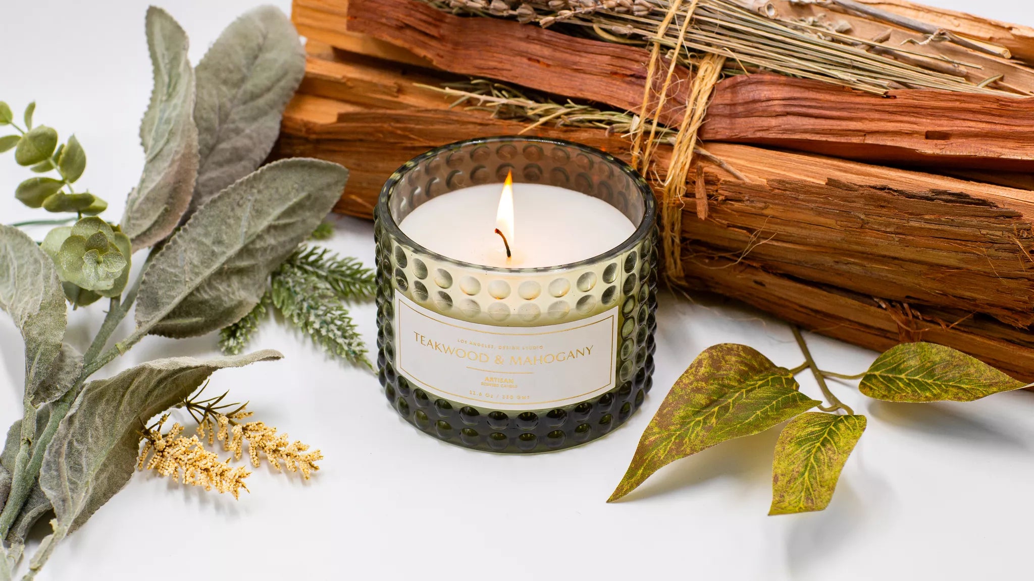 Teakwood & Mahogany | Luxury Soy Wax Blend Candle