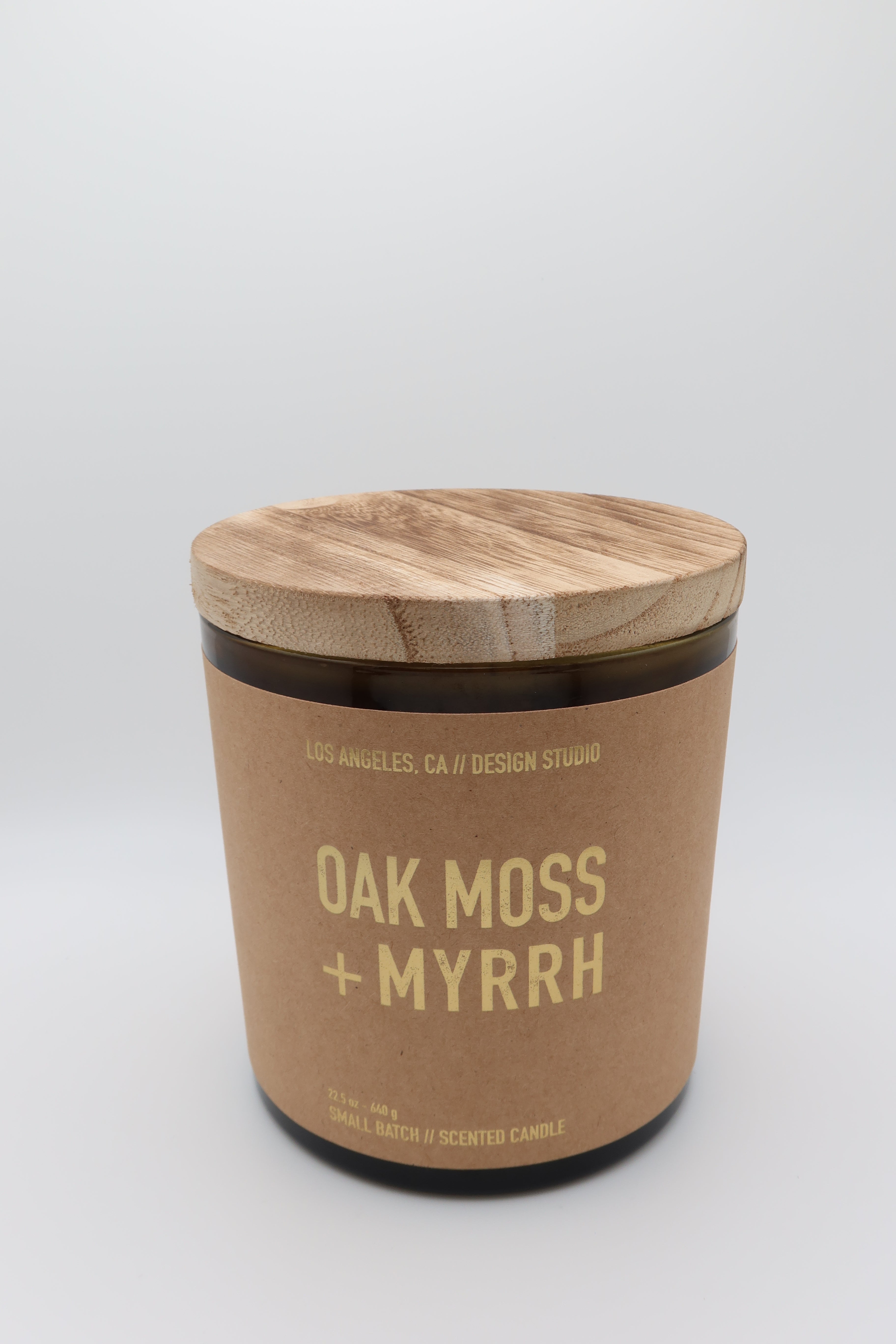 Oak Moss + Myrrh | Luxury Soy Wax Blend Candle