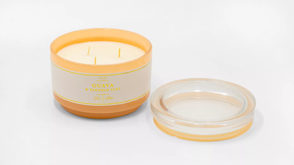 Guava & Tangelo Leaf | Luxury Soy Wax Blend Candleq